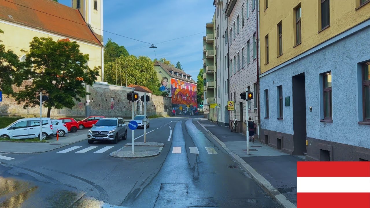 Driving in Austria: LINZ to SANKT PETER AM WIMBERG Route 127