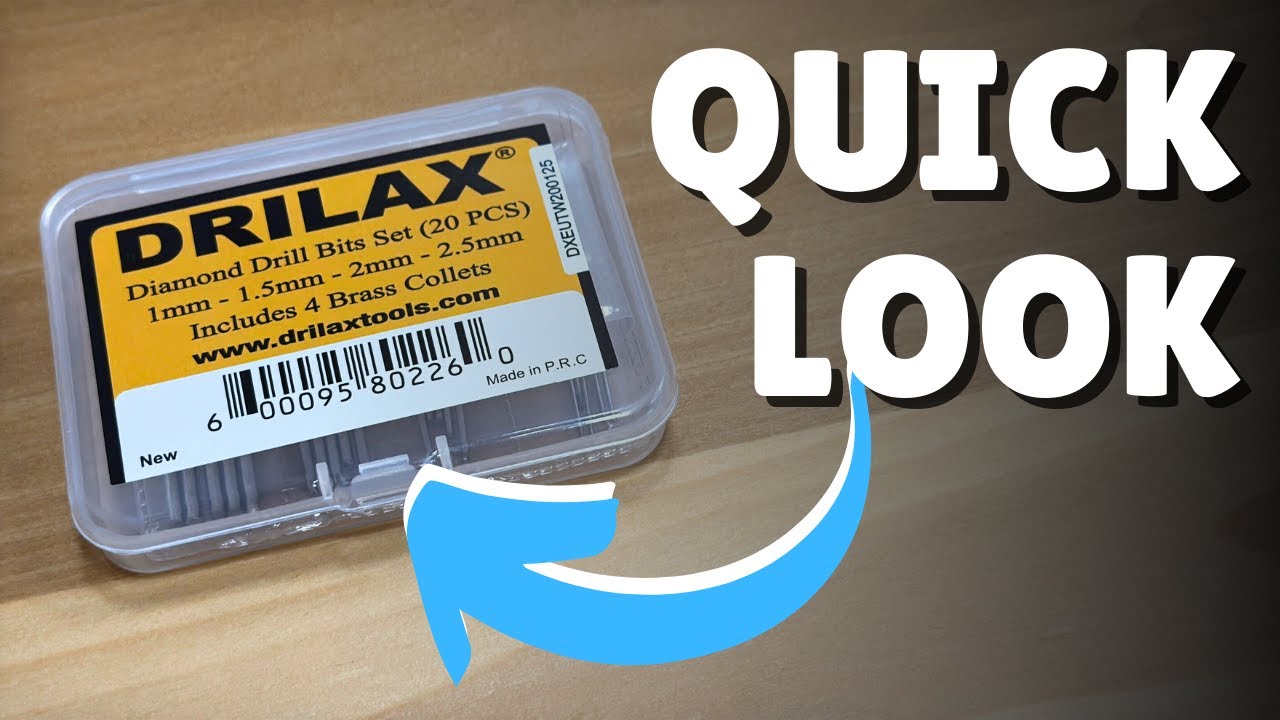 QUICK LOOK at Drilax 24-Piece Diamond Drill Bits Set