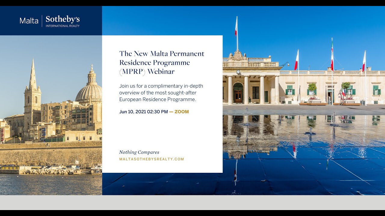 The New Malta Permanent Residence Programme (MPRP)
