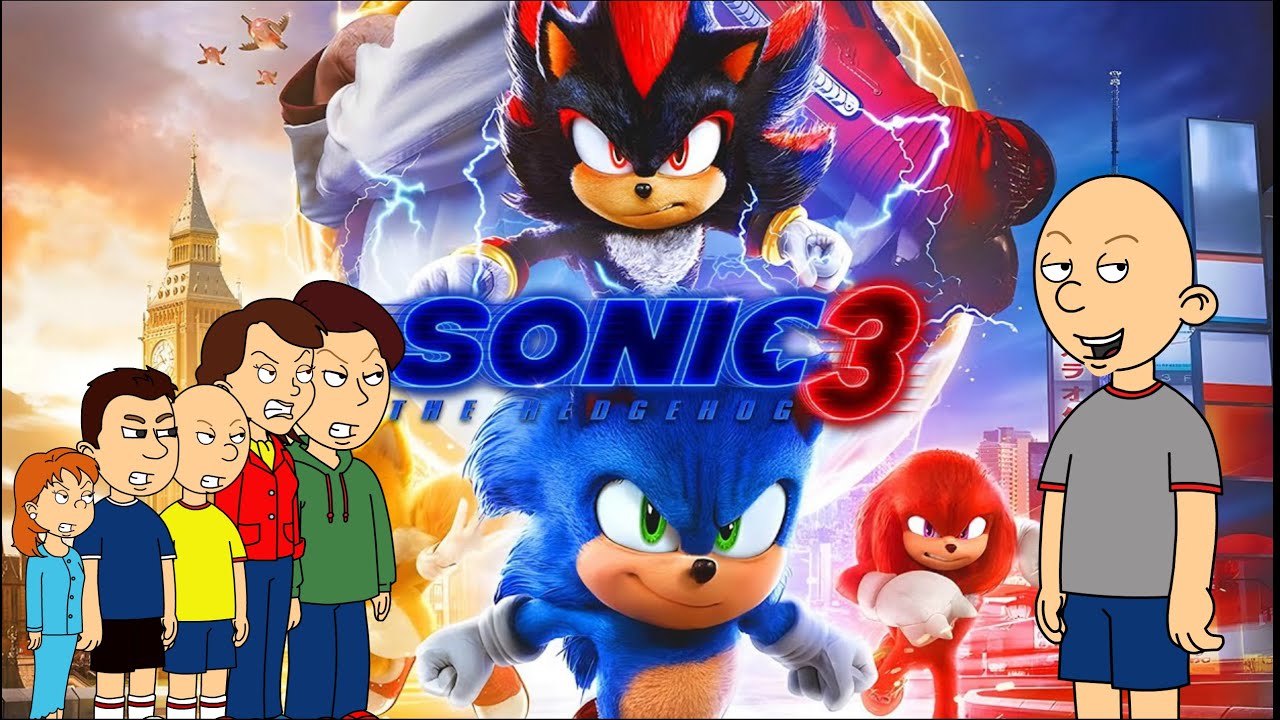 Classic Caillou Tries to Ruin My Birthday Trip to See Sonic The Hedgehog 3