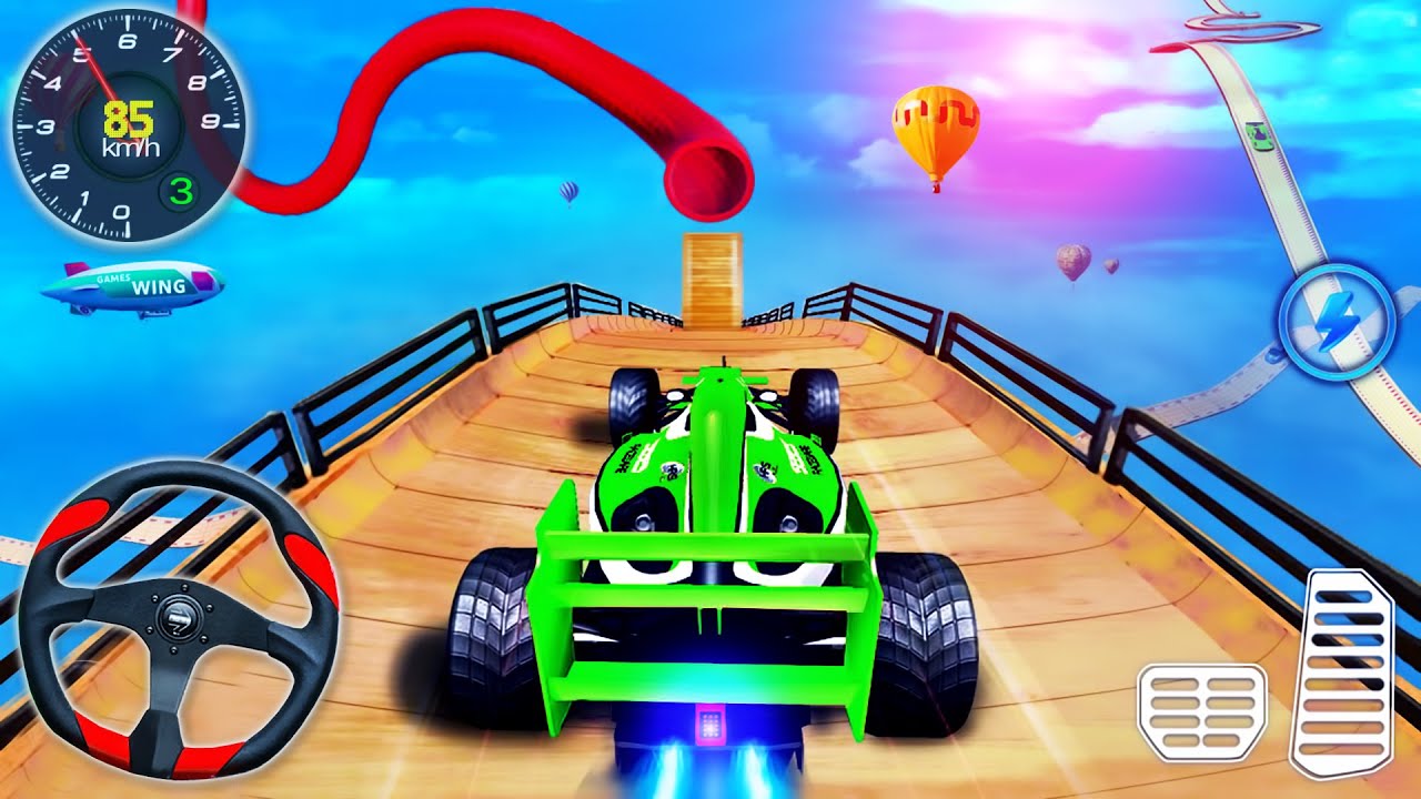 Formula Car Racing Stunts Simulator 2021 - Impossible Car Mega Ramp 3D - Android GamePlay #2