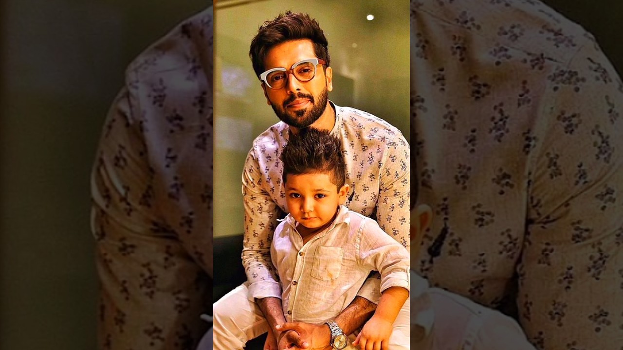 Pakistani celebrities real father and son 🥰 #shorts