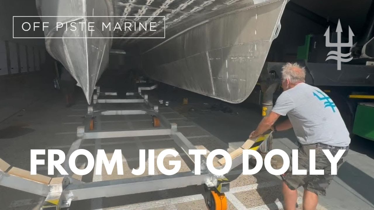 From Jig to Dolly | Endurance Yacht Build Milestone