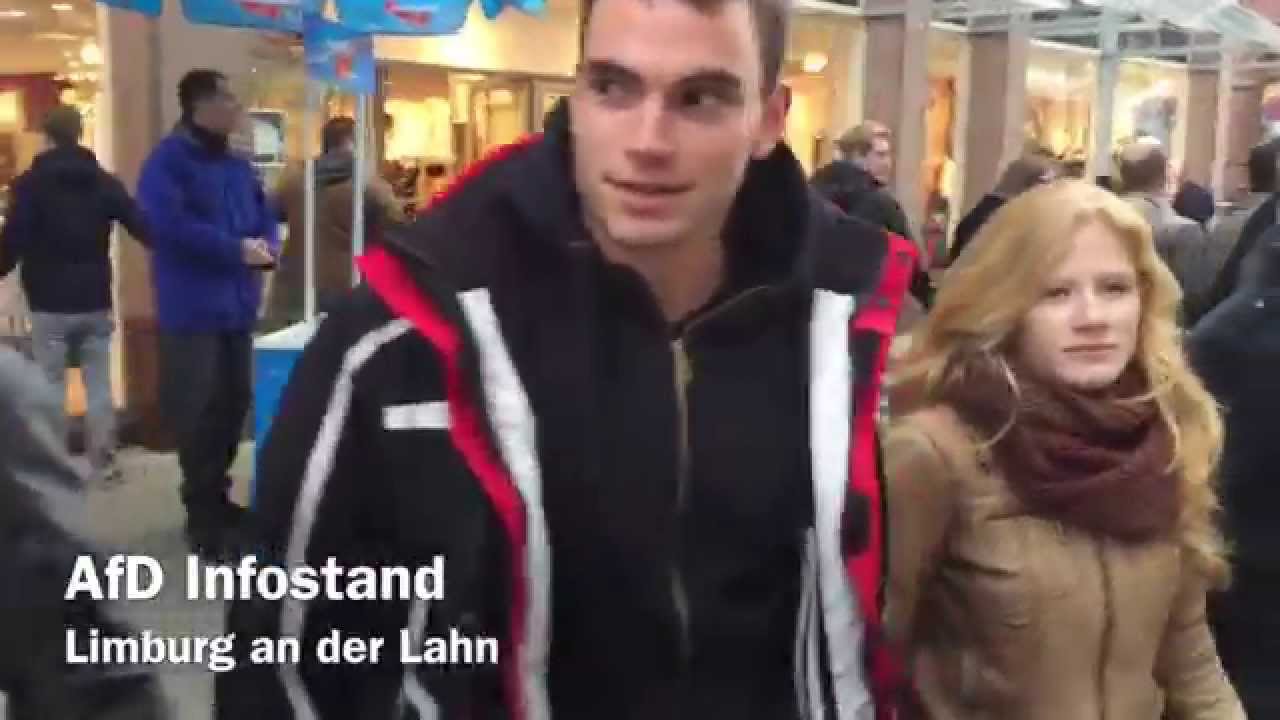 AfD Infostand in Limburg/Lahn
