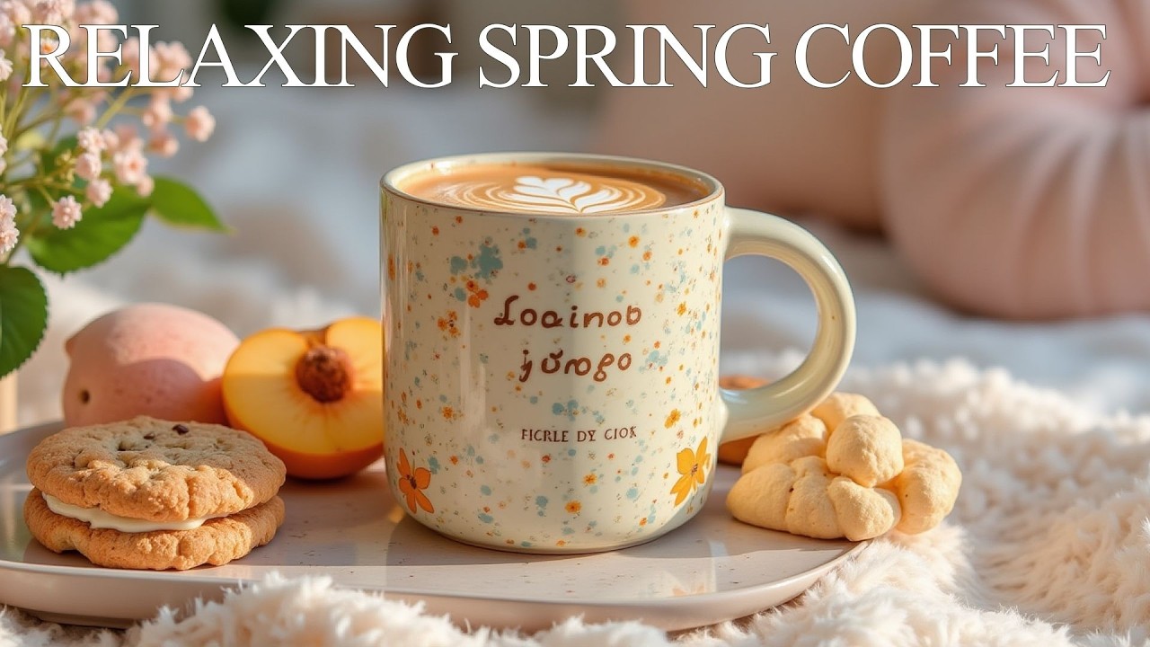 Relaxing Spring Coffee Jazz ☕ Elegant Café Vibes & Smooth Bossa Nova for Good Mood