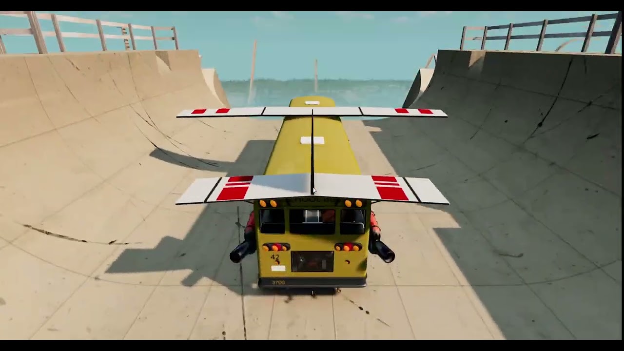 Destruição de Carros vs Mega rampa - BeamNG drive 