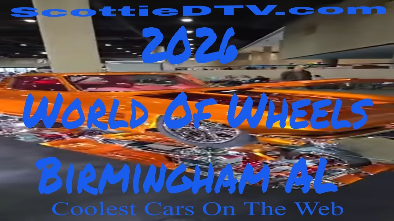 ScottieDTV в прямом эфире на выставке Birmingham World of Wheels 2026: Что интересного?