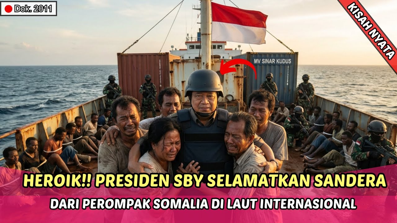 HEROIK‼️PRESIDEN SBY SELAMATKAN S4NDER4 DARI P3R0MP4K SOMALIA