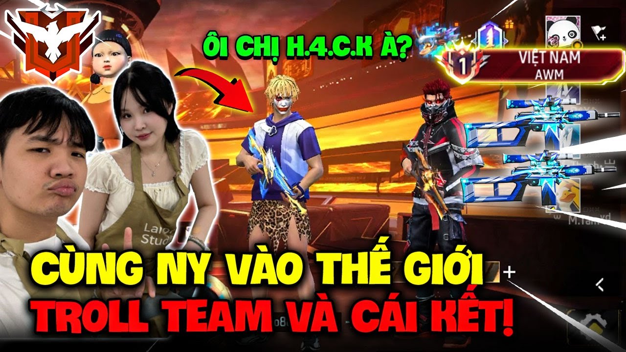 GIẢ GÁI VÀO TROLL KÊNH THẾ GIỚI VÀ PHA 1 VS 4 CUỐI BO CỰC ĐẲNG CẤP CỦA CHAM CÂN 5