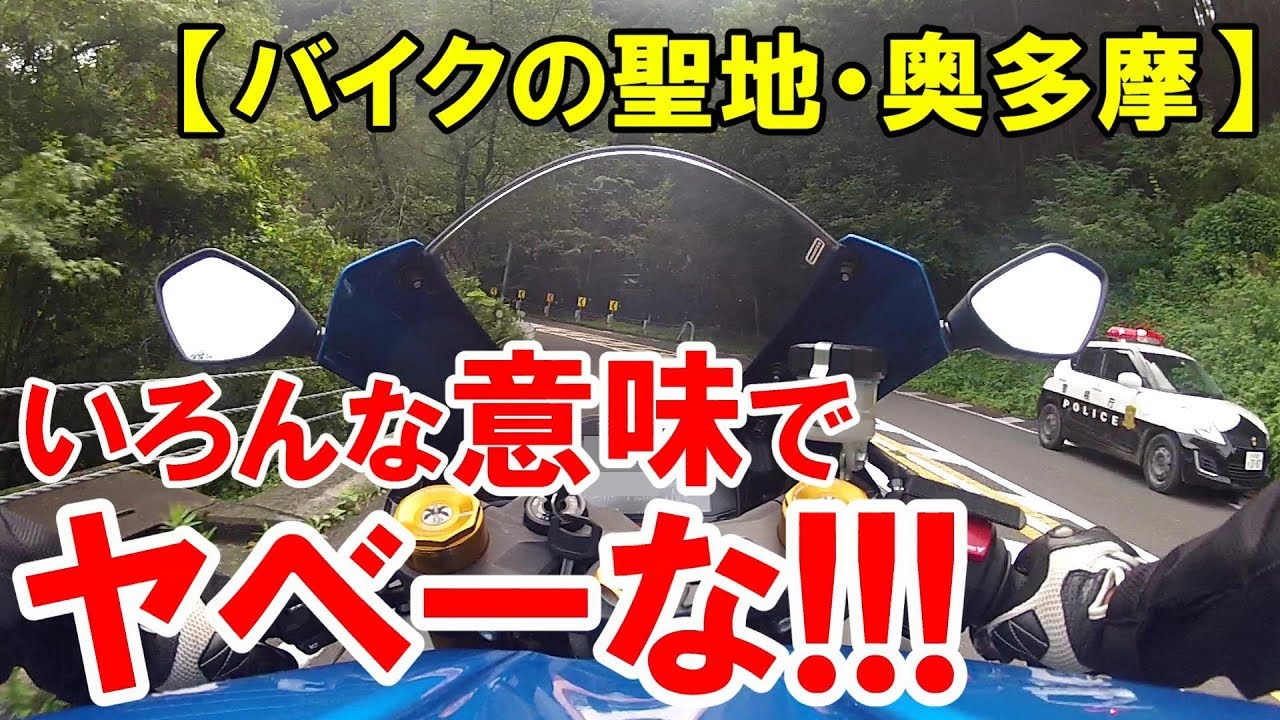 【攻めるなよ】人生初の奥多摩は刺激的だった【バイク】