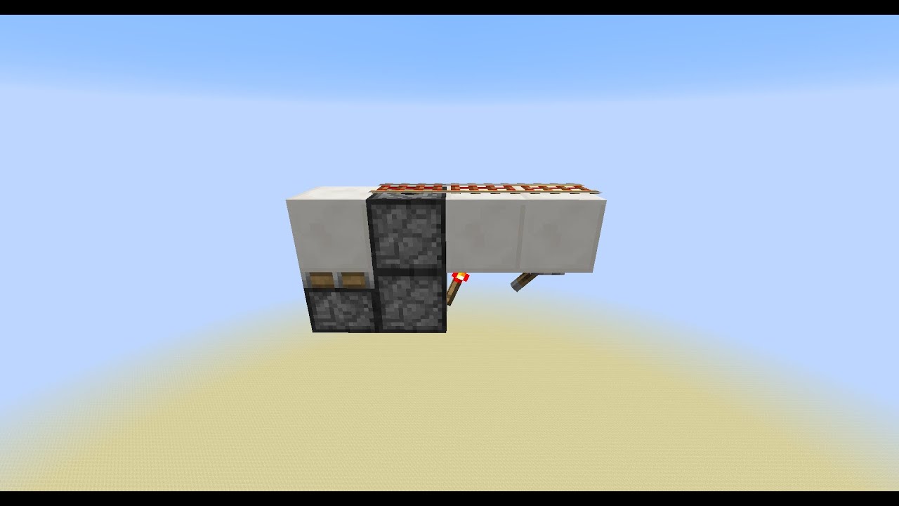 Ready-Cart Minecart Dispenser - Minecraft Tutorial