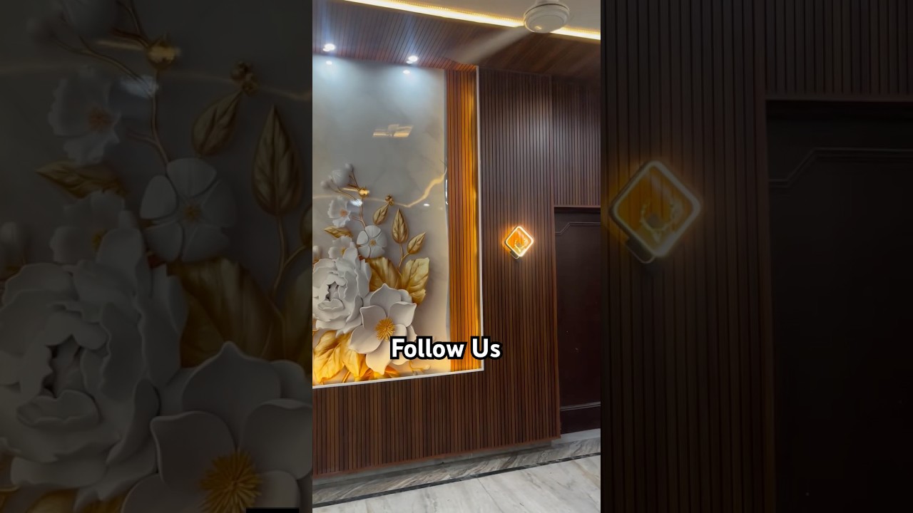 Flutter Panel & 3D Uv Marble Sheet #3dwallpanel #3dwall #flutter #dwarka