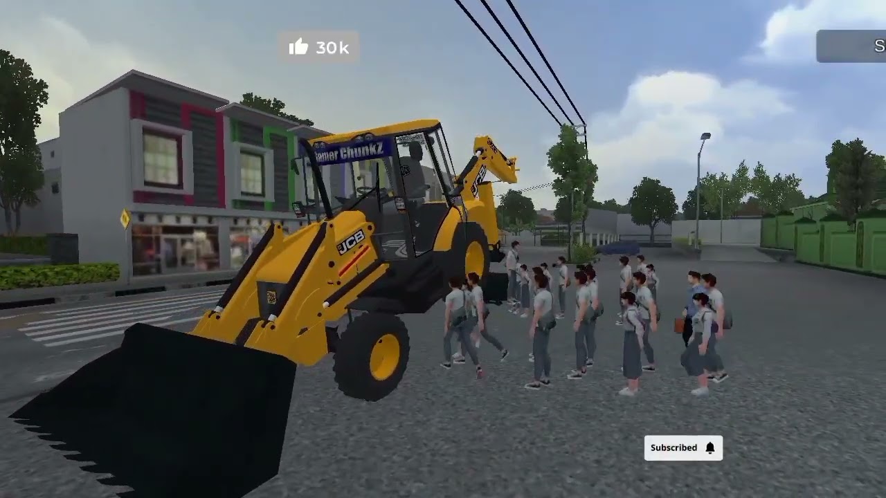 Bus Simulator Indonesia Android - Best Games 🎮 Jcb Backhoe Loader simulator Indonesia Gameplay
