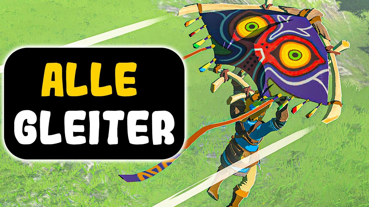 Wir haben ALLE GLEITER in TOTK!