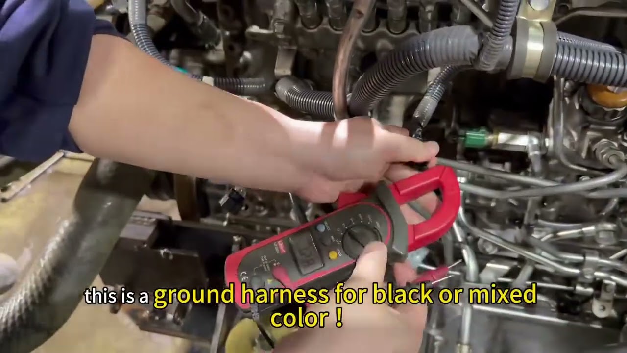 We check harness to common rail sensor if they has 5v(votage from 4.5-5V) which mean ecu is ok, !