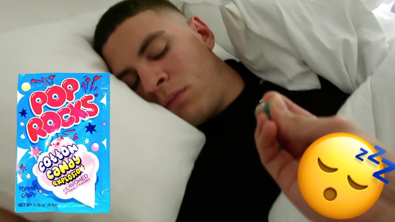 PUTTING POP ROCKS IN HIS MOUTH WHILE HE IS SLEEPING! *gets super mad*