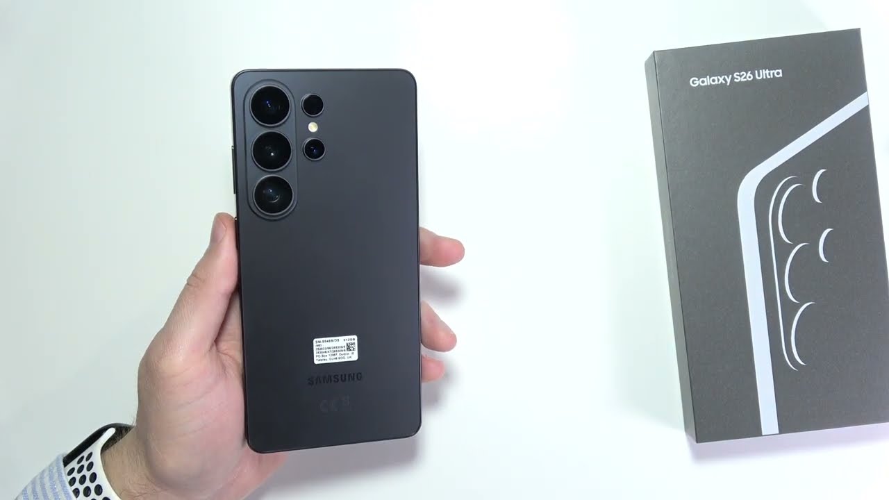 Samsung S26 Ultra: Как вставить SIM-карты (2 SIM-карты)