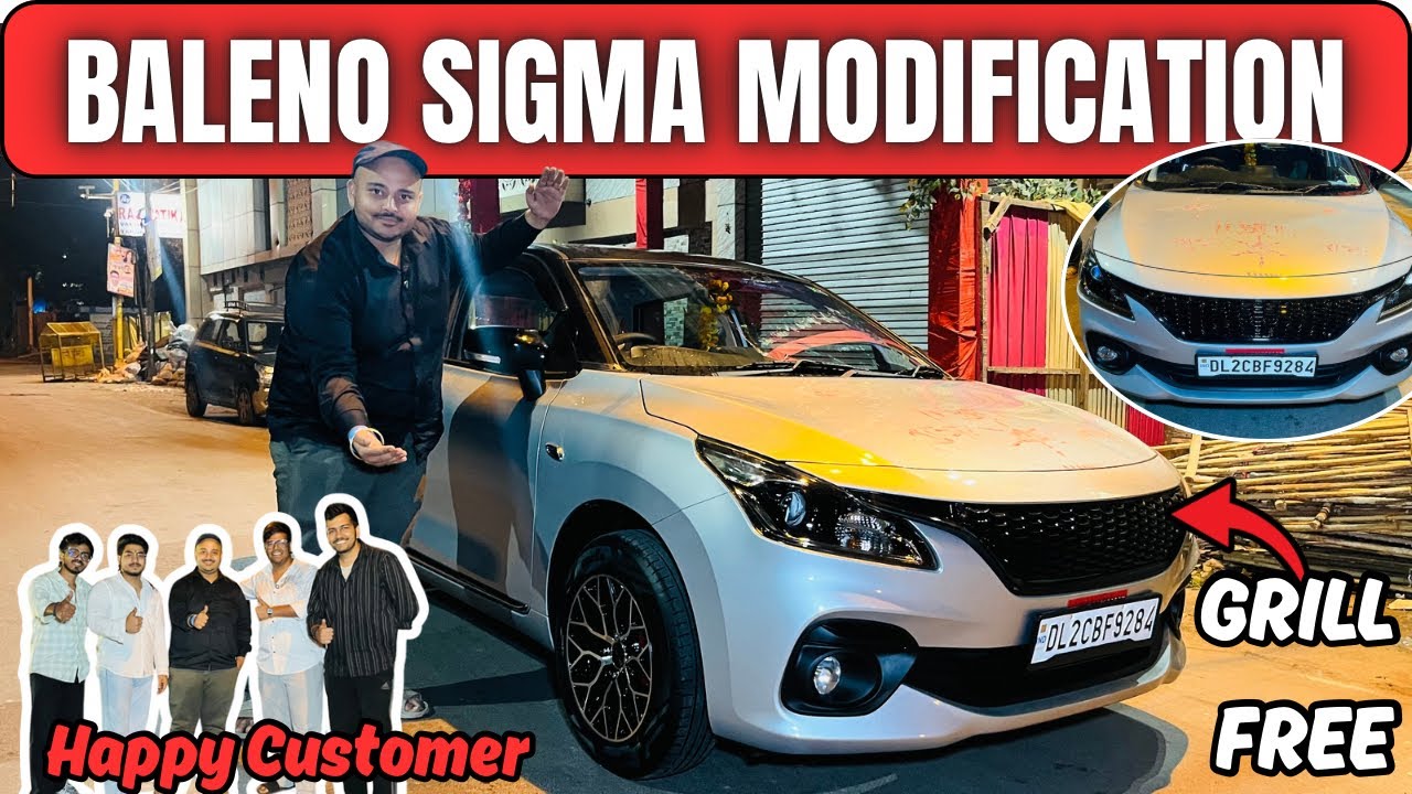2025 Baleno Sigma New Model Accessories | Maruti Baleno Base To Top Modified | baleno sigma modified