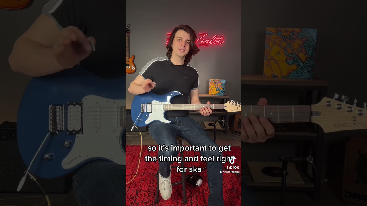 Tips for playing ska music 🎸 #guitar #ska