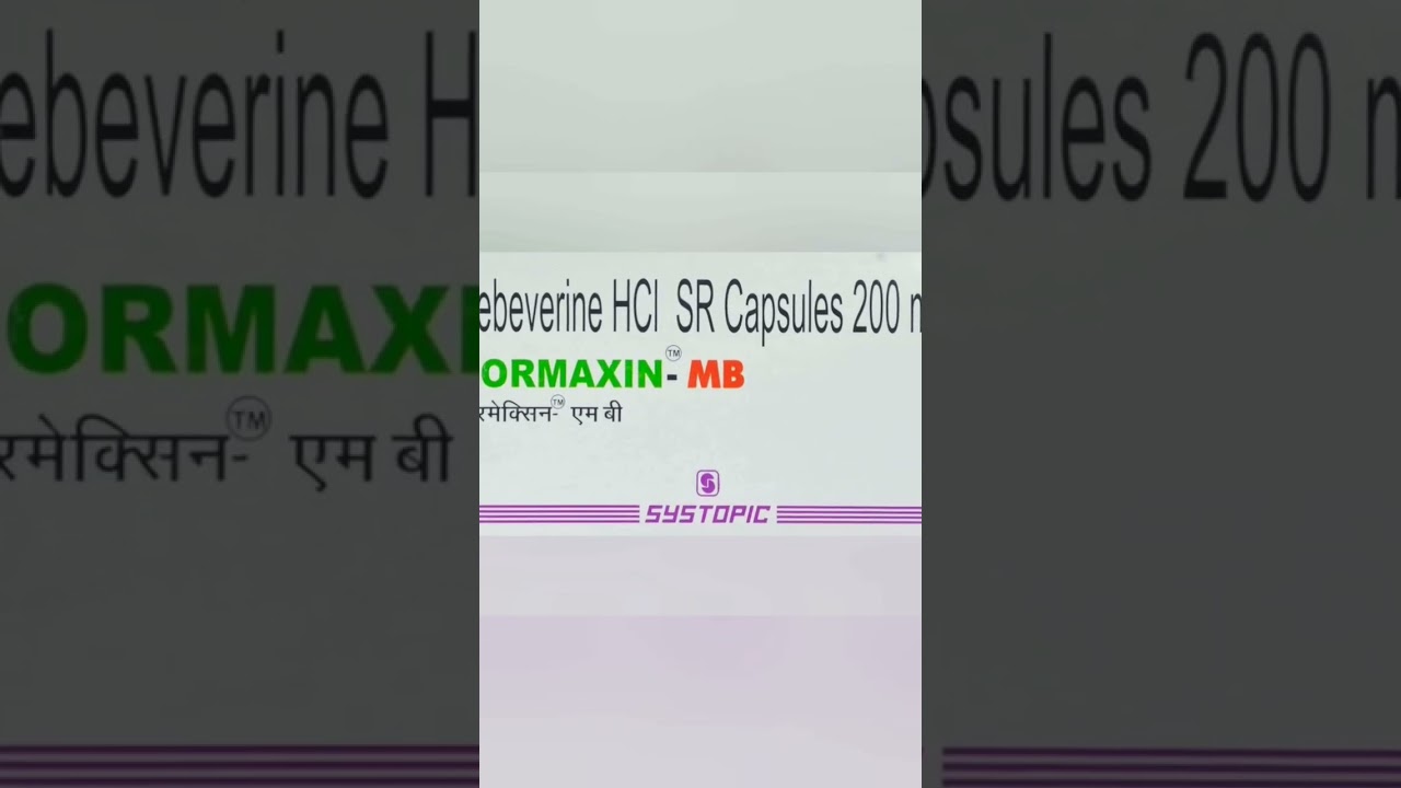 Normaxin MB Capsules in Hindi || Mebeverine 200mg Capsules #shots