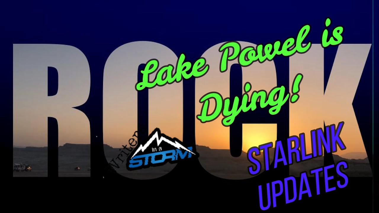The Beach is drying up? Lone Rock Beach Camping, Great speeds out here, StarLink?