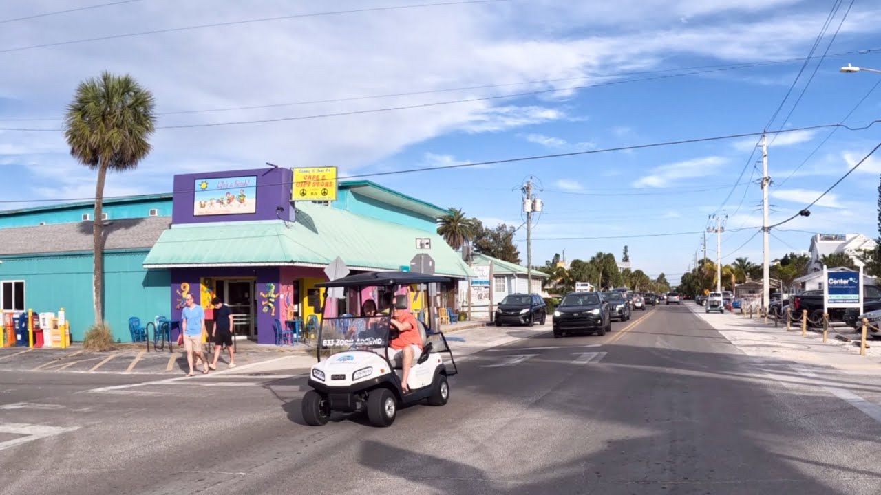 Anna Maria Island, Florida 4K - Driving Around Spring Break Traffic 2024
