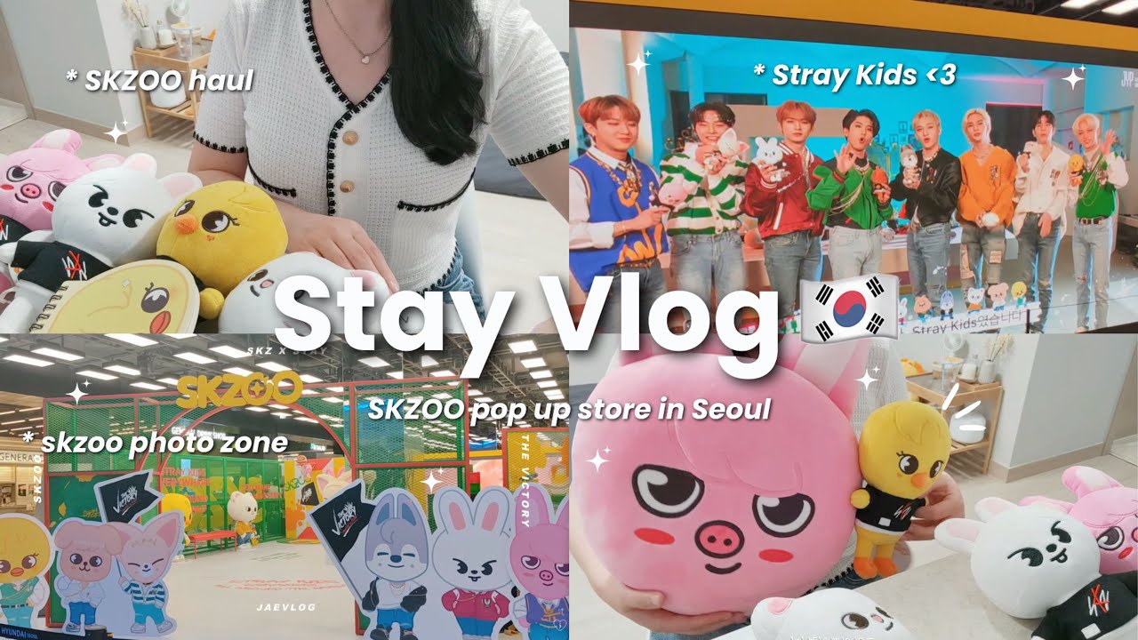 [STAY VLOG] SKZOO STRAY KIDS POP UP МАГАЗИН В СЕУЛЕ! 🇰🇷 K-pop товары и покупки в ЮЖНОЙ КОРЕЕ 💙