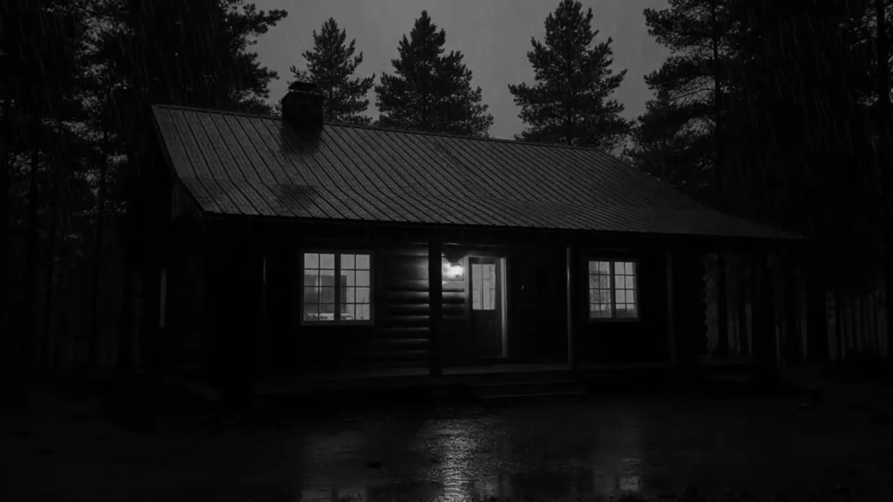 Cozy Rainy Cabin Night for Deep Mental Rest