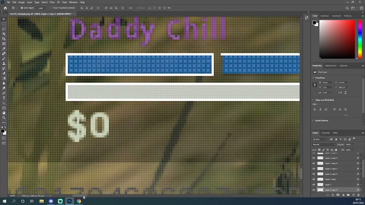 Warzone Health Bar Overlay!! - ( SPEED ART )