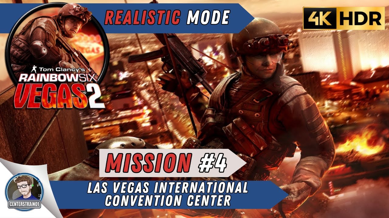 Rainbow Six Vegas 2 Realistic Walkthrough | Part 4 | Las Vegas International Convention Center