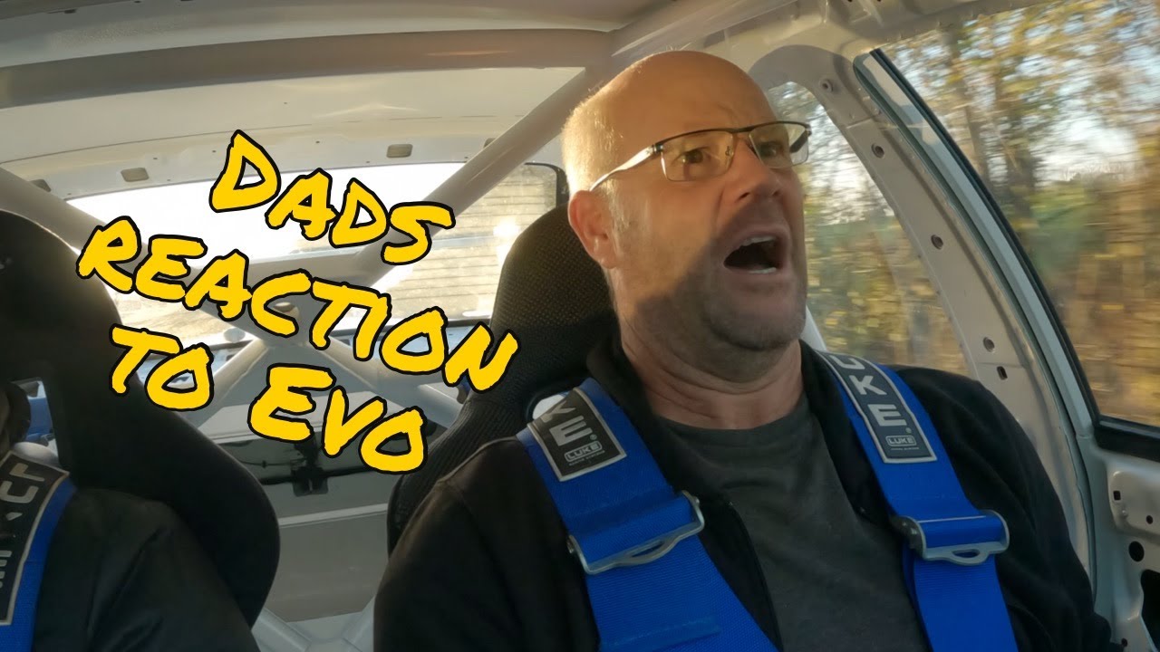 DADS REACTION TO MY EVO 5!! (SCARED) #reaction #scared #450bhp
