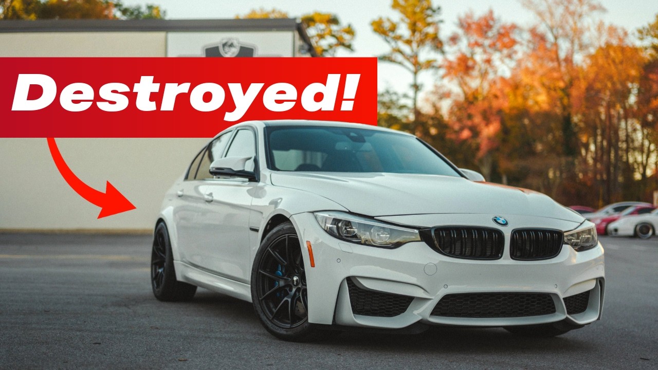 When you crash your dream car…