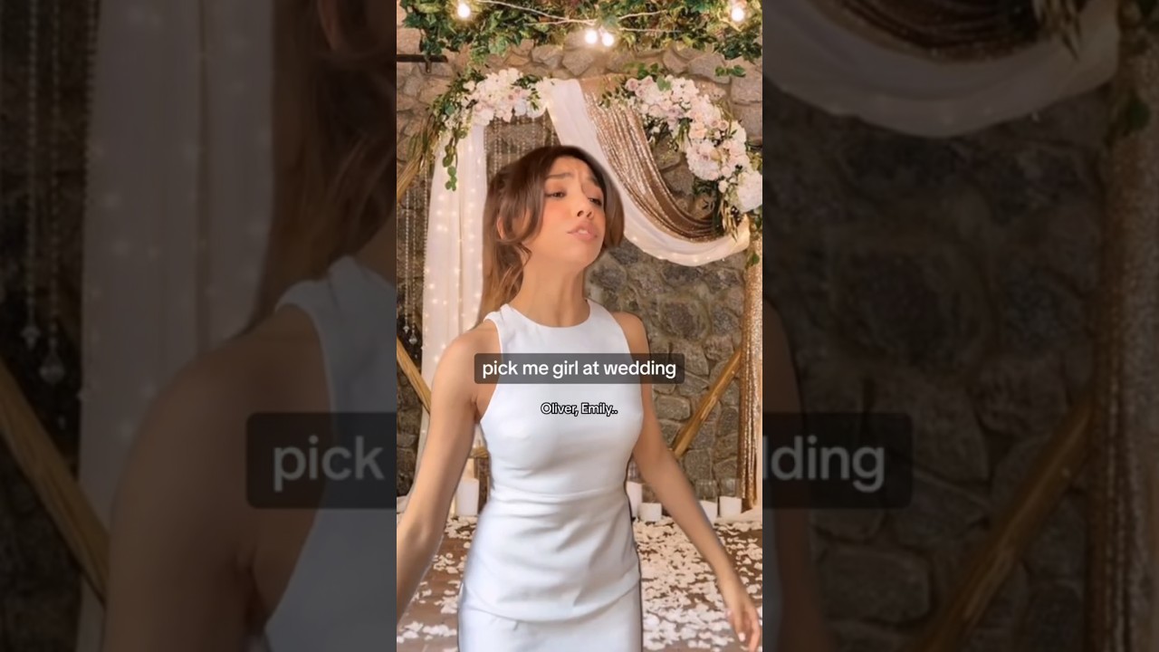 pick me girl at the wedding #comedy