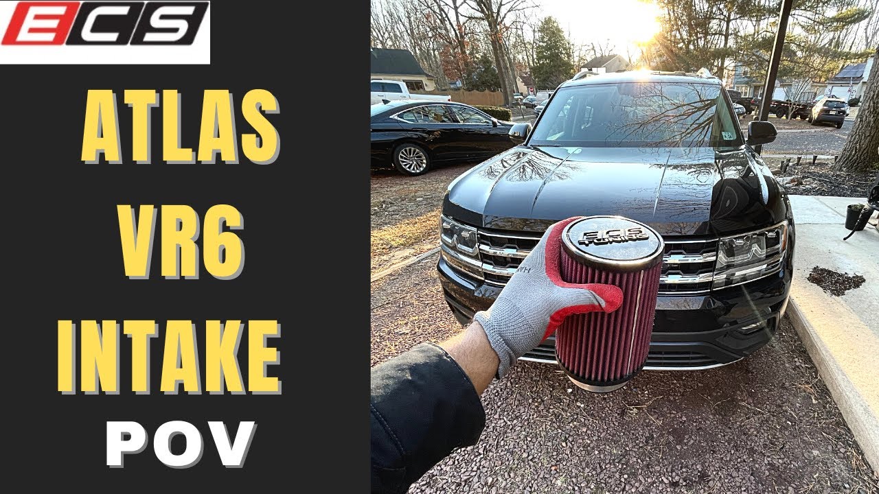 Before & After POV: Ram Air Intake on a VW ATLAS 3.6L VR6 2018-2021