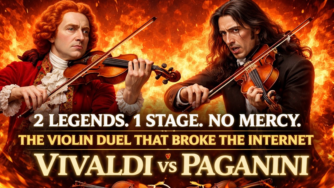 2 Legends. 1 Stage. No Mercy. The Violin Duel That Broke the Internet 🎻🔥 | Vivaldi vs Paganini