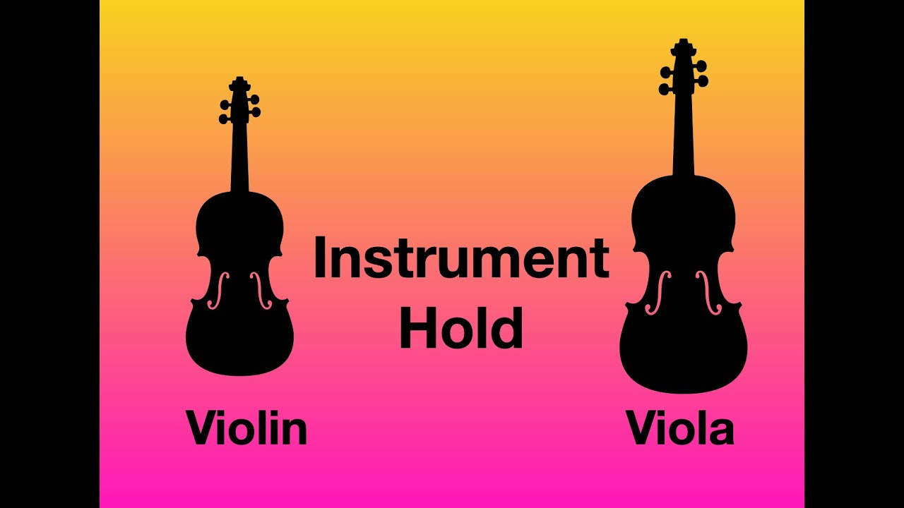 How to Hold a Violin or Viola