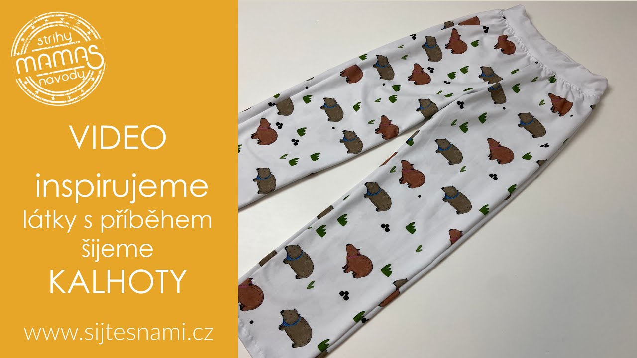 Úplet vombati - šijeme kalhoty