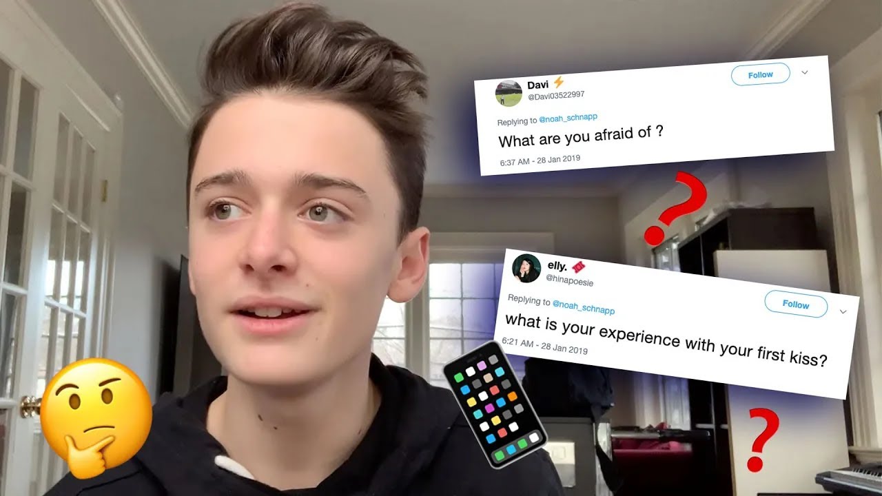 Noah Schnapp - I Answered Fan Questions And It Got Awkward  Noah Schnapp Q&A