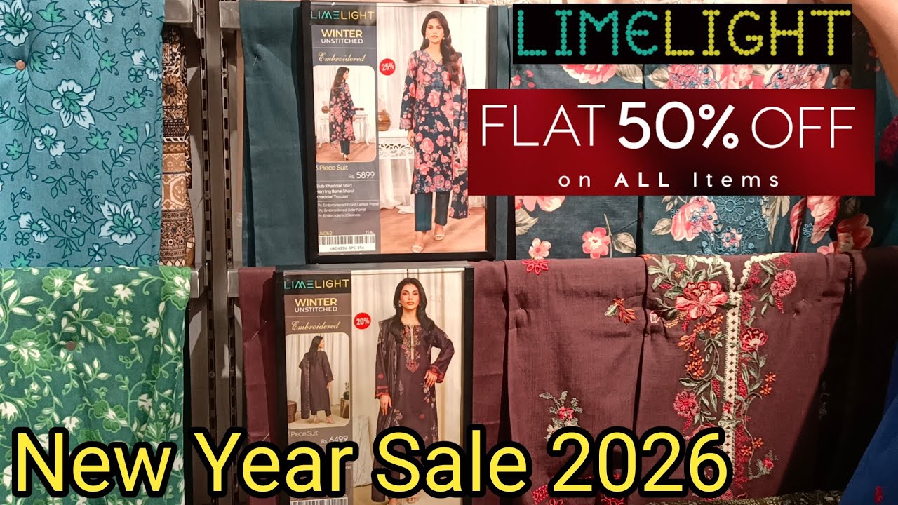 limelight winter Sale 2026😍Limelight New Year Sale 50% OFF❣️limelight sale Today 🔥🔥