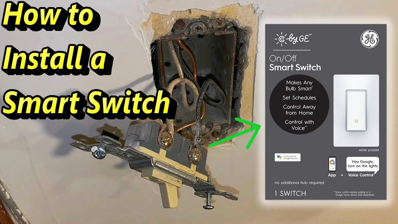 How To Install a Smart Light Switch - C By GE 3-Wire Smart Switch