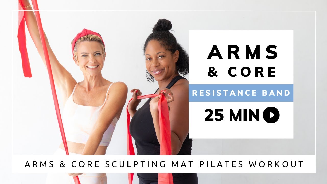 25-Min WundaCore Pilates with Resistance Band | Arms & Abs Sculpting Workout