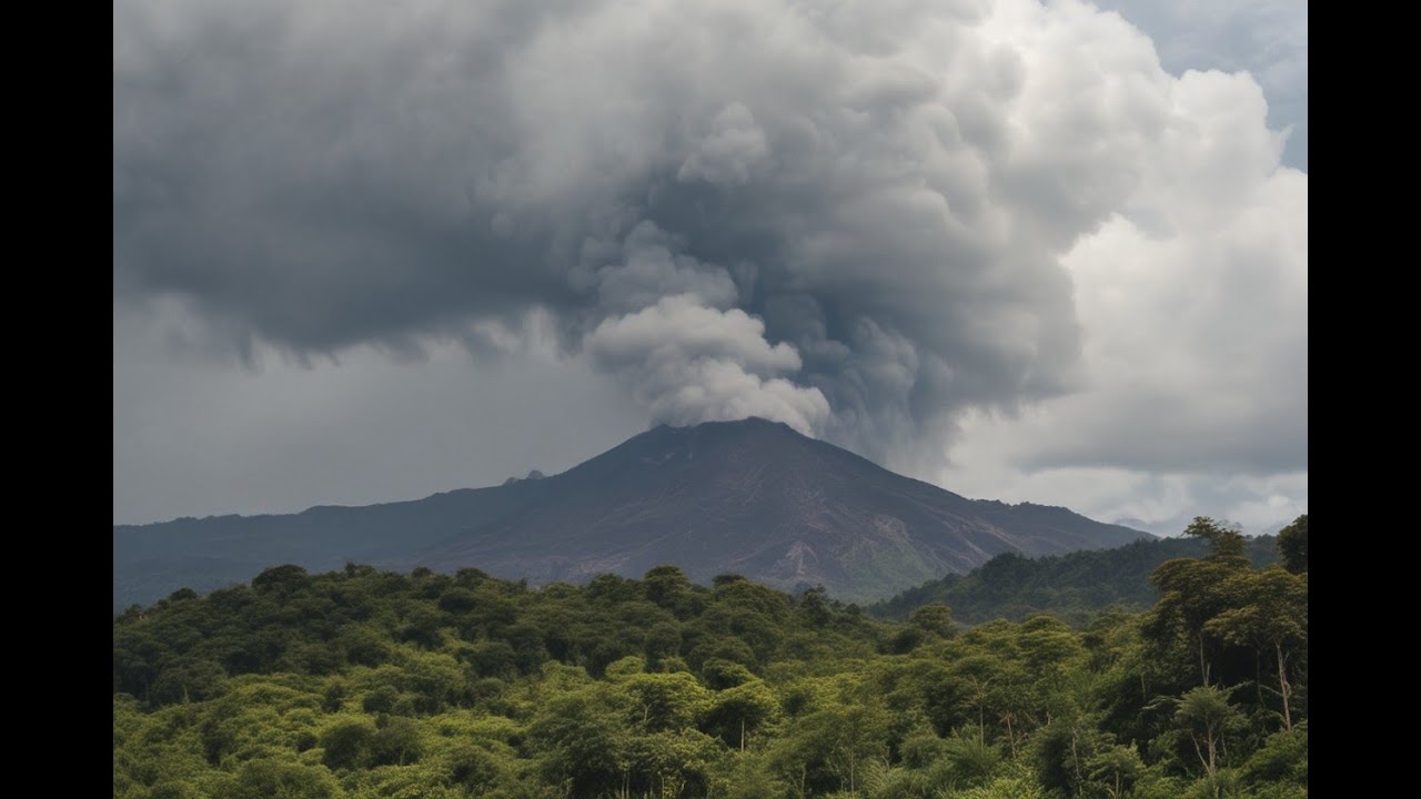 The Active Volcano in Panama; Baru, Site of a Catastrophic Landslide||