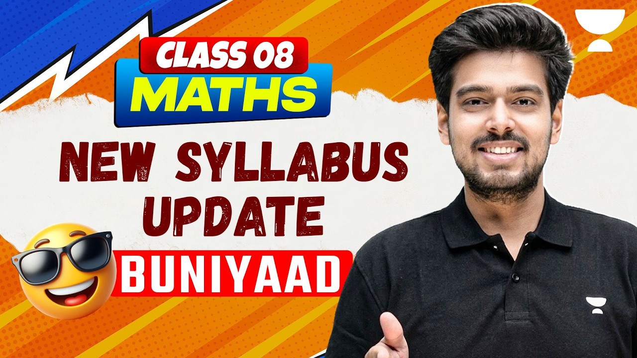 CBSE Class 8 Maths 2027 || New Syllabus + Strategy || Ayush Sir