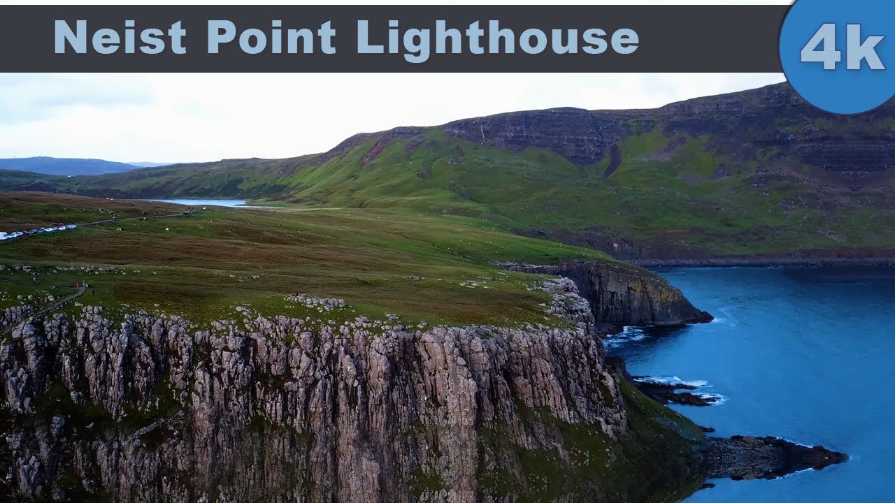 Neist Point Lighthouse on the Isle of Skye in Scotland, (Neist Point Isle of Skye)