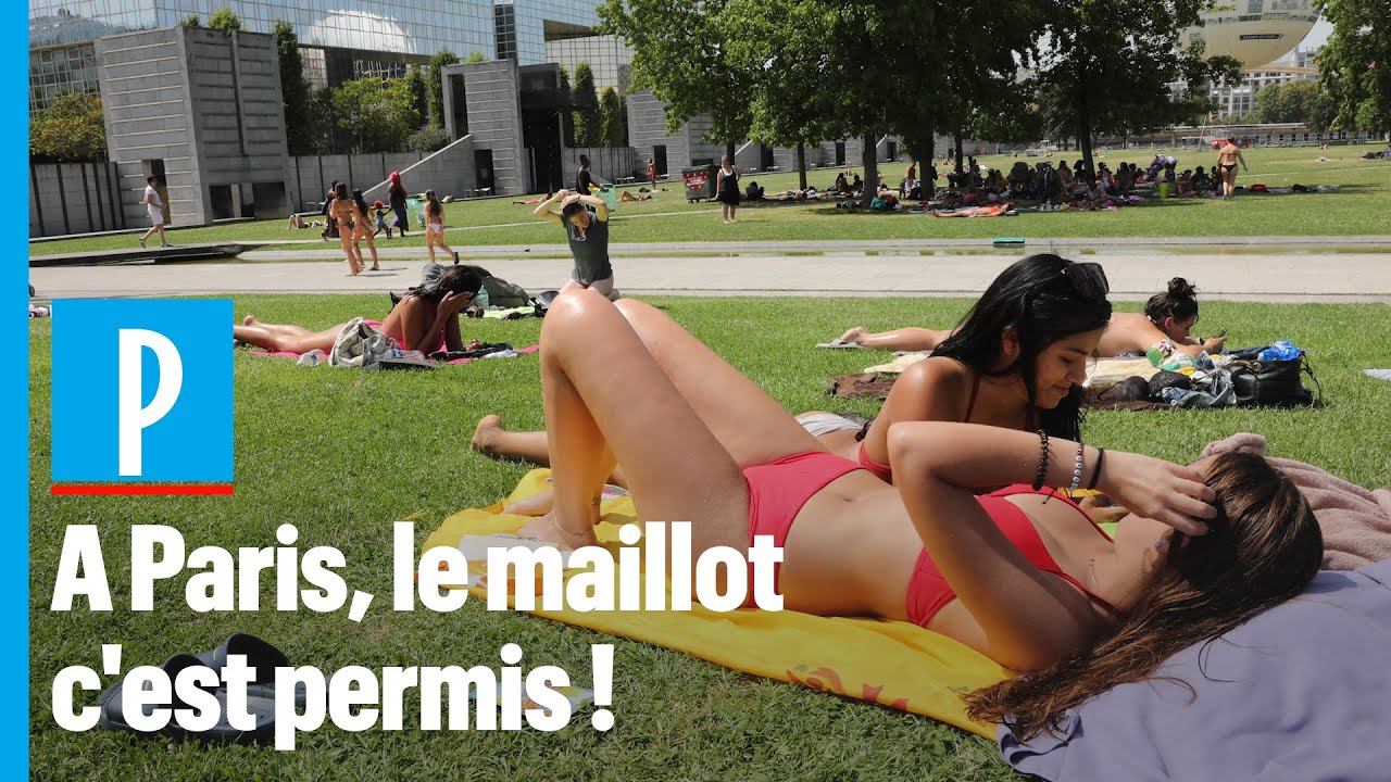 Canicule &agrave; Paris : le maillot de bain dans les parcs est-il interdit ?