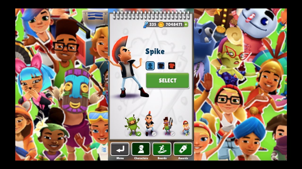 Subway Surfers Tour of all my Characters, Outfits, Boards and Awards!