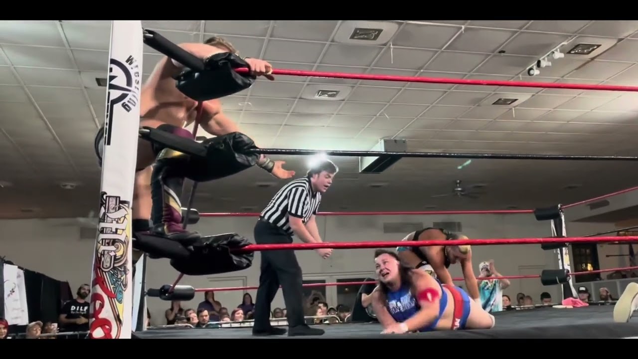 Buff & Fluff Connection vs Exotic Youth - IWE 11/18/23 #wrestling #independentwrestling
