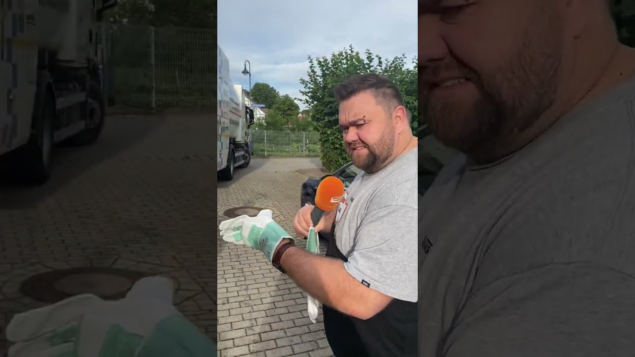 Das große Reinemachen: Micha putzt Biotonnen mit den Stadtwerken Erfurt