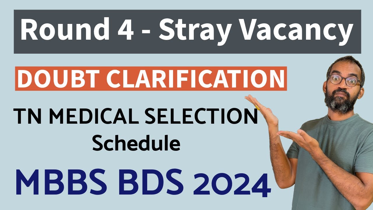 Stray vacancy explained | TN Medical Selection 2024