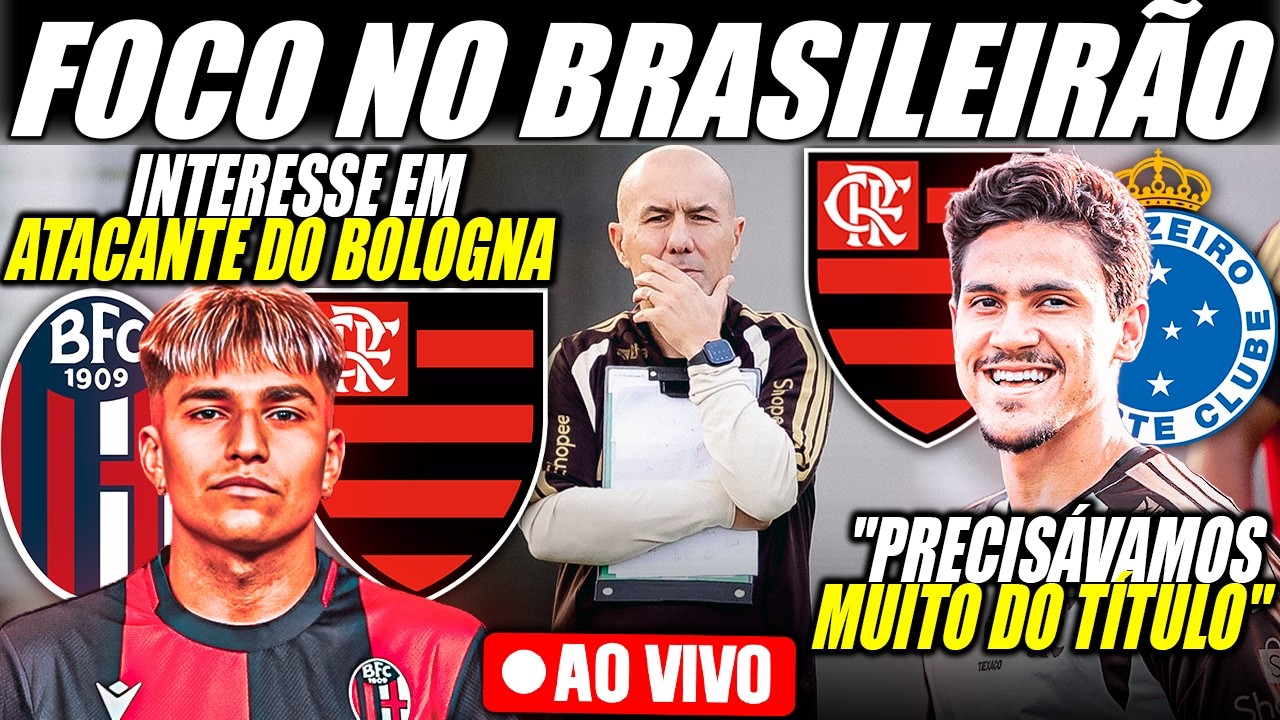 🔴AO VIVO | FLAMENGO DE OLHO EM SANTIAGO CASTRO? PREPARAÇÃO VISANDO CONFRONTO DIANTE DO CRUZEIRO 